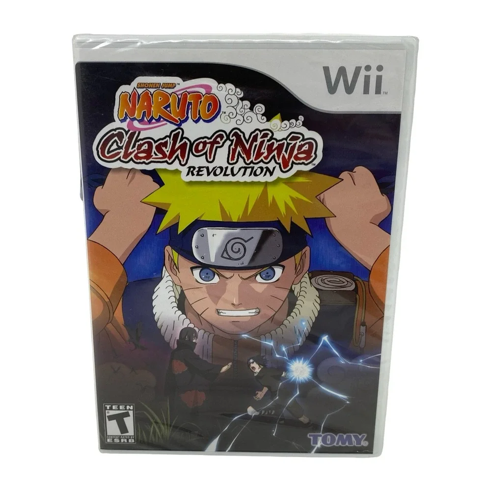 Naruto Clash of Ninja Revolution Nintendo Wii New Sealed Shonen Jump Tomy Game
